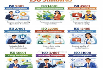 offer iso 9001, 14001, 45001, 17025, 27001 audit support