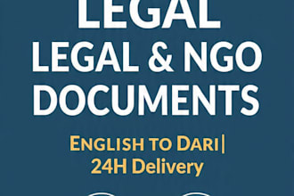 translate english to dari native in 24h