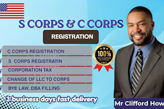 register us llc, s corp c corp, llc ownership transfer  obtain itin, close ein