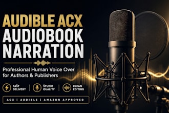 narrate your acx audible audiobook professionally