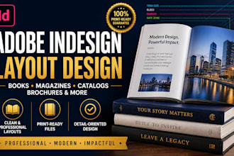 do adobe indesign layout for books, magazines, catalogs