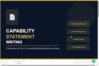 write a winning government contracting capability statement for your business