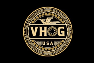 design monogram automotive showroom business logo