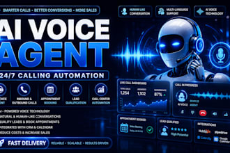 create ai voice agent and ai calling automation for business