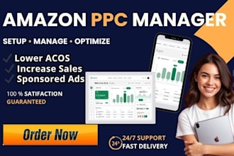 setup, manage and optimize amazon PPC campaign, amazon ads and sponsored ads