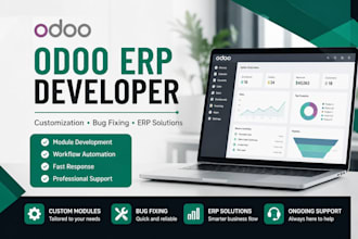 customize develop and fix odoo erp modules
