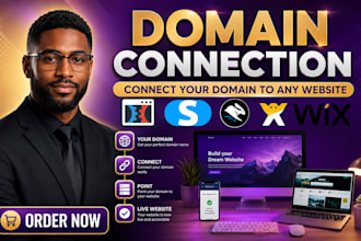 connect your domain, transfer, fix dns records, in systeme io or any website
