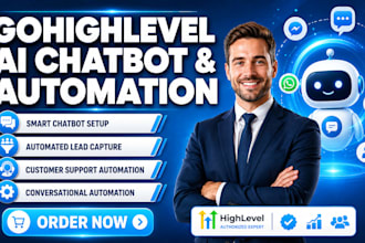 setup gohighlevel ai chatbot conversational automation lead customer support