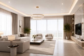 design modern luxury living room interior