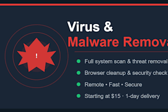 remove virus or malware from your windows PC