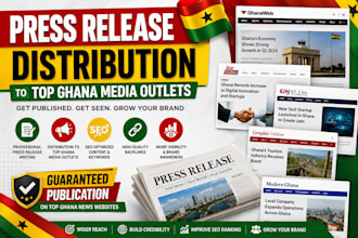 promote press release on top prominent ghana media outlets