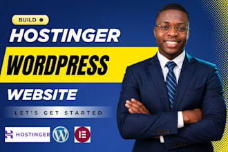 hostinger website design, hostinger wordpress website redesign, hostinger expert