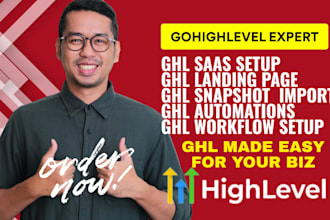 ghl saas ghl landing page ghl snapshot ghl automation ghl workflow
