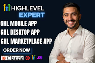 ghl mobile app ghl whitelabel desktop app  ghl saas branding ghl marketplace app