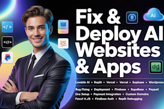 fix deploy lovable ai websites apps replit to wordpress vercel supabase firebase