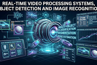 do real time video processing systems, object detection and image recognition