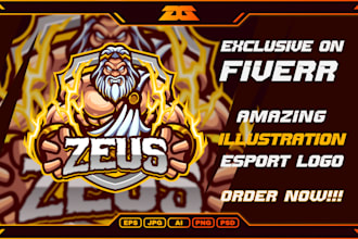 design esports logo for twitch youtube and streamers