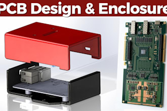 do esp32 pcb design, schematic pcb layout, hardware enclosure mechanical design