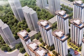 3d high rise residential community,site layout,aerial rendering,urban landscape