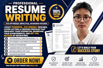 write and update ats resume, resume writing, cv writing, cover letter