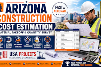 do arizona construction cost estimation and quantity survey