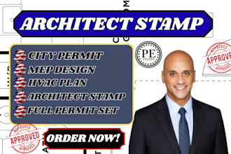 create city permit drawings with licensed architectural and pe stamp services