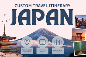 create a realistic and stress free japan itinerary