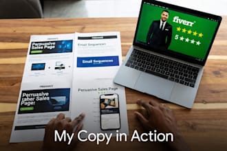 write high converting sales copy, landing pages and emails that convert