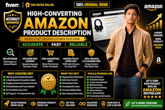 write a high converting amazon product listing description