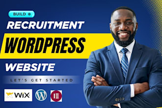 recruitment website design job hiring staffing website job board agency website