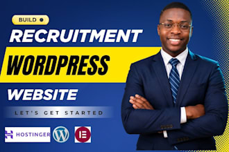 recruitment website design job hiring staffing website job board agency website