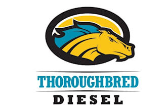 design high quality thoroughbred diesel logo