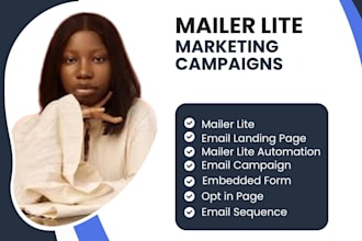 set up mailer lite email marketing automation contact form landing page popups