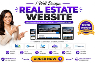 build idxcentral estatik kvcore realtyna placester houzez real estate website