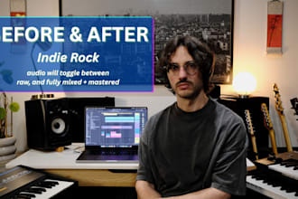 mix and master your rock, indie, folk or pop track