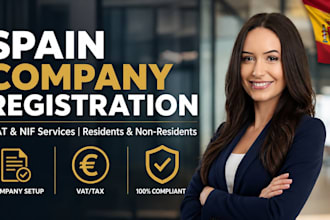 do spain company registration, vat, nif for residents and non residents