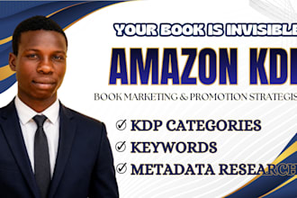 research amazon KDP categories, keywords, and metadata to rank non fiction books