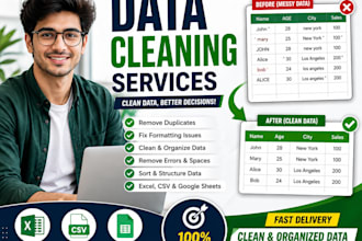 clean, merge, format, split excel data