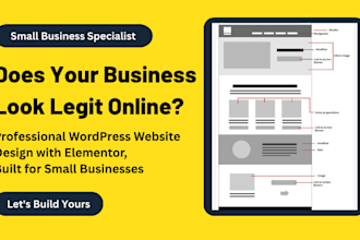 make your business look legit online with wordpress