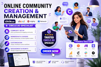 build circle so community and membership website