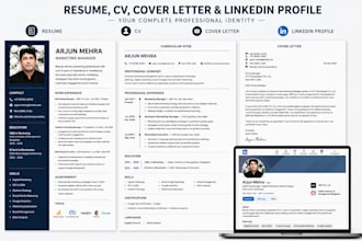 create professional resume, CV, cover letter