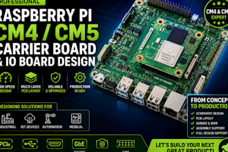 design pcb for raspberry pi cm4 cm5, pcb layout, cm5 io board carrier board