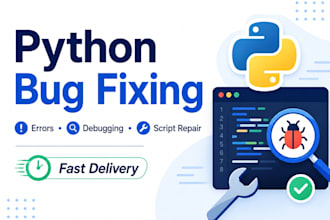 fix bugs or errors in your python script