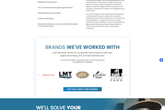 build host and launch a 3 page business or personal website