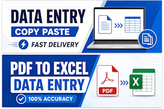 do data entry copy paste