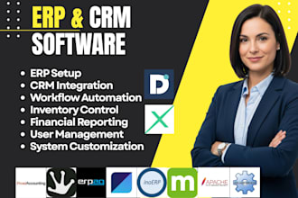 setup erp CRM erpnext dolibarr axelor erp tryton, erpag mrpeasy inoerp apache