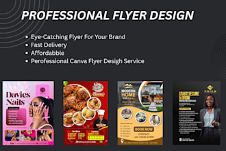 design a professional modern flyer