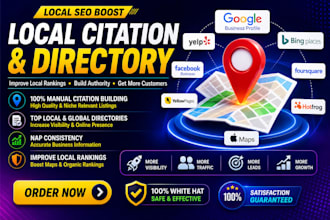 do gmb local citations business listing directories for USA, UK, au,canada