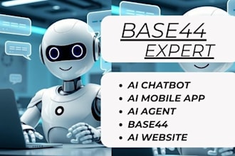 develop ai chatbot ai mobile app and ai agent with base44