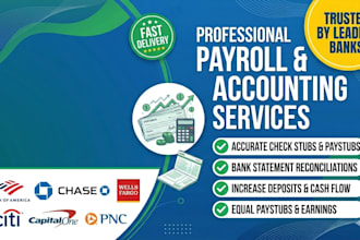 do check stubs, stubs, payslip, payroll, bank statement reconciliation, w2, 1099
